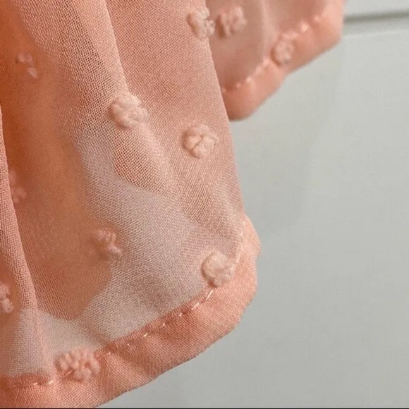 nordstrom blush swiss dot mini dress - Picture 6 of 9